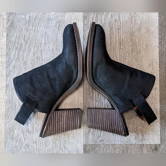 Lucky Brand Black Emery slingback booties Size 8.5 Like NEW - Picture 9 of 10